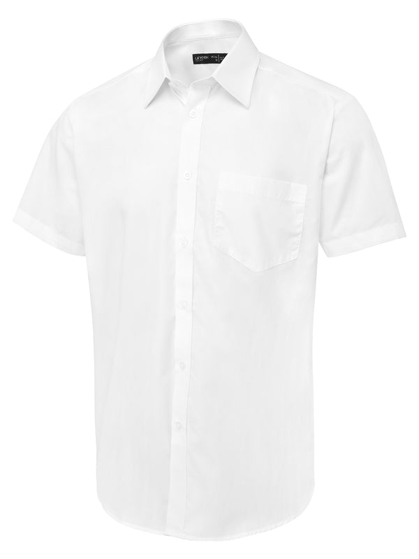 Men's Poplin Shirt - Short Sleeve