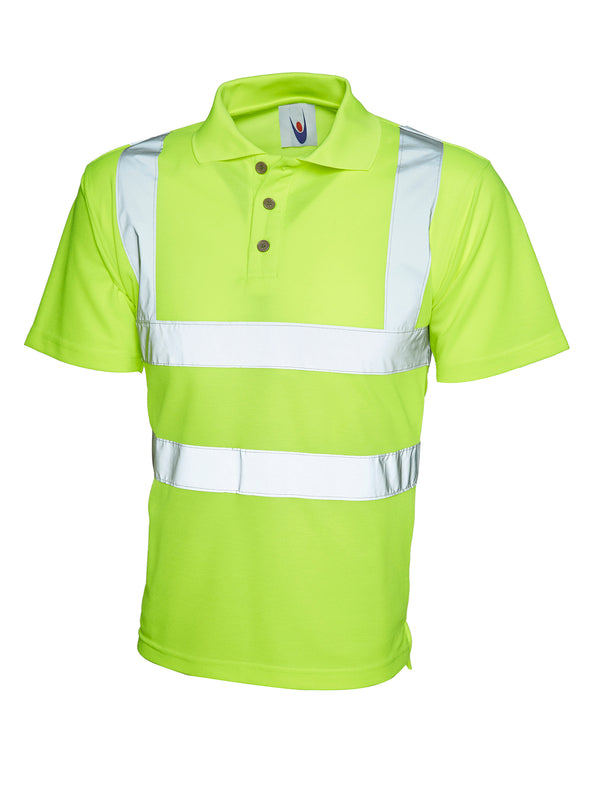 Unisex Hi-Vis Work Polo Shirt