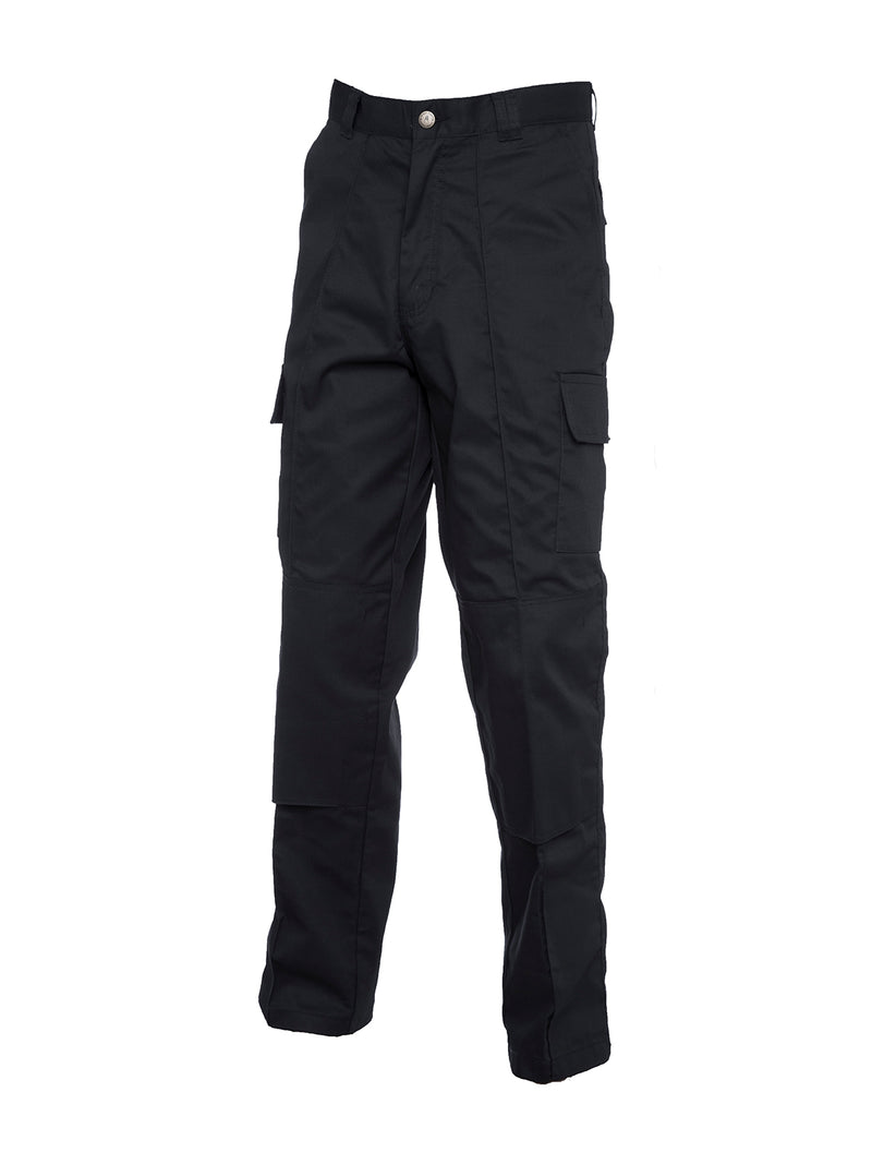 Unisex Combat Cargo Trousers with Knee Pads - Regular Leg