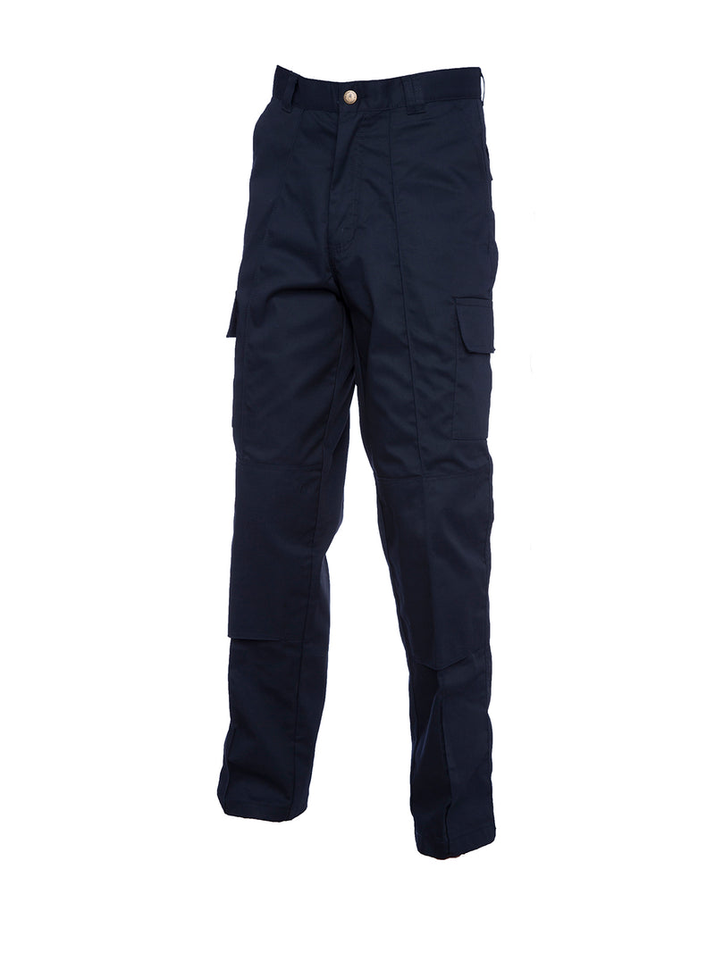 Unisex Combat Cargo Trousers with Knee Pads - Long Leg