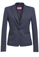 Alegra Jacket - Navy Check