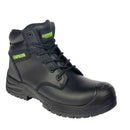 Recycled leather safety boot