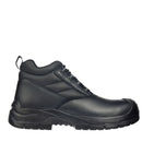 Recycled leather safety boot
