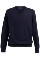 Berlin V-Neck Jumper - Navy