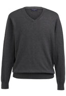 Berlin V-Neck Jumper - Charcoal