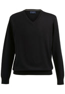 Berlin V-Neck Jumper - Black