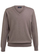 Berlin V-Neck Jumper - Taupe