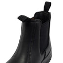 Recycled leather black dealer boot