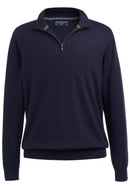 Copenhagen 1/4 Zip Jumper - Navy