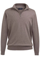 Copenhagen 1/4 Zip Jumper - Taupe