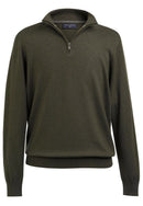 Copenhagen 1/4 Zip Jumper - Moss
