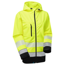 Hi-Vis Eco Hooded Softshell Jacket