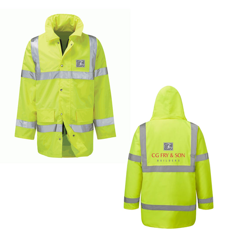 CGF | Hi-Vis Site Jacket - Printed Logo