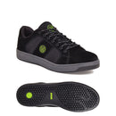 Black Suede Cupsole Safety Trainer