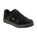 Black Suede Cupsole Safety Trainer