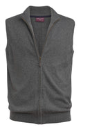 Men's Knitted Zip Gilet - Lincoln