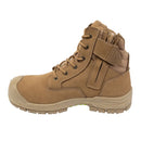 Stone side zip boot