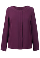 Roma Blouse - Burgundy