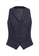 Greenville Tweed Waistcoat - Navy H/B