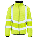 Hi Vis Puffer Jacket - Yellow