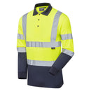 Hi Vis 2 Tone Bird Eye Polo Shirt