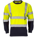 Hi Vis 2 Tone Sweatshirt - Yellow/Navy