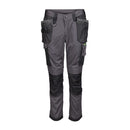 Sudbury Grey/Black Stretch Slim Fit Trouser