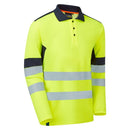 System Hi-Vis Eco CottonCool Long Sleeve Polo