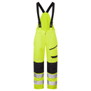 System Hi-Vis Eco Thermal Waterproof Trouser with Shoulder Straps