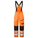System Hi-Vis Eco Thermal Waterproof Trouser with Shoulder Straps