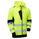 System Hi-Vis Eco Zip Thru Hoodie