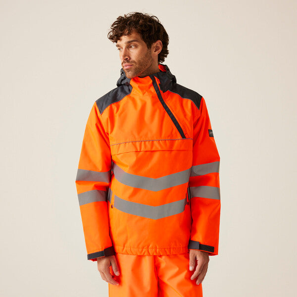 Mens Tactical Hi-Vis Bomber Waterproof Insulated Jacket