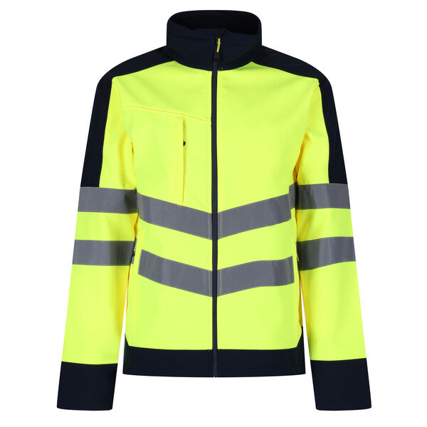 Mens Hi Vis Pro Softshell Jacket