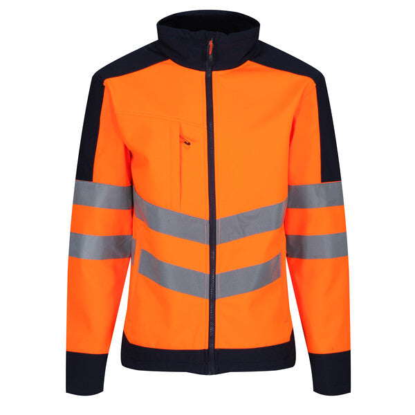 Mens Hi Vis Pro Softshell Jacket