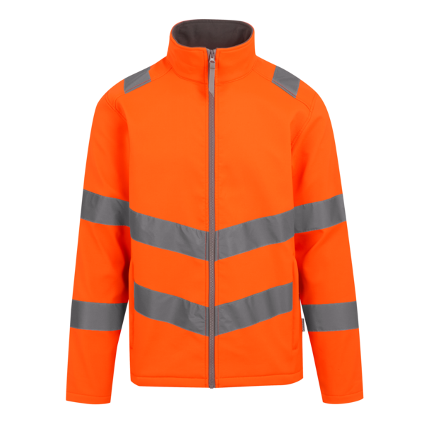 Mens Pro Hi Vis Ablaze Softshell Jacket