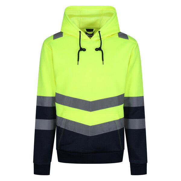 Mens Pro Hi-Vis Over Head Hoodie