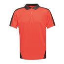Mens Contrast Coolweave Polo Shirt