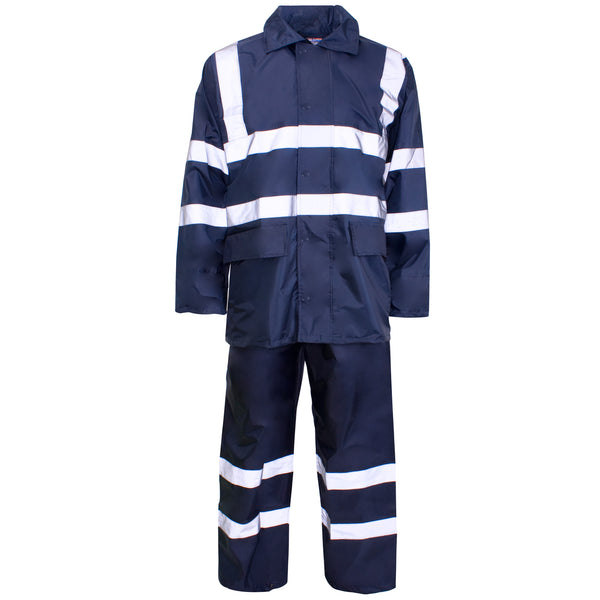 Polyester/PVC Reflective Rainsuit Coverall