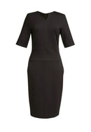 Women's Jersey Stretch Dress - Celeste