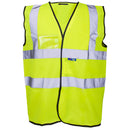 Hi Vis Yellow Vest with ID Pocket