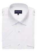 Men's Short Sleeve Classic Fit Pilot Shirt - Olympus