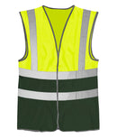 Hi Vis Two Tone Waistcoat - Brig
