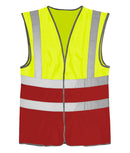 Hi Vis Two Tone Waistcoat - Brig