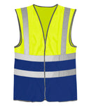 Hi Vis Two Tone Waistcoat - Brig