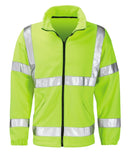 Hi Vis Yellow Fleece Jacket - CRUSADER