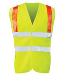 Hi Vis Yellow Waistcoat with Red Braces - KATANA