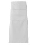 UNISEX LONG APRON - 1 OPEN POCKET
