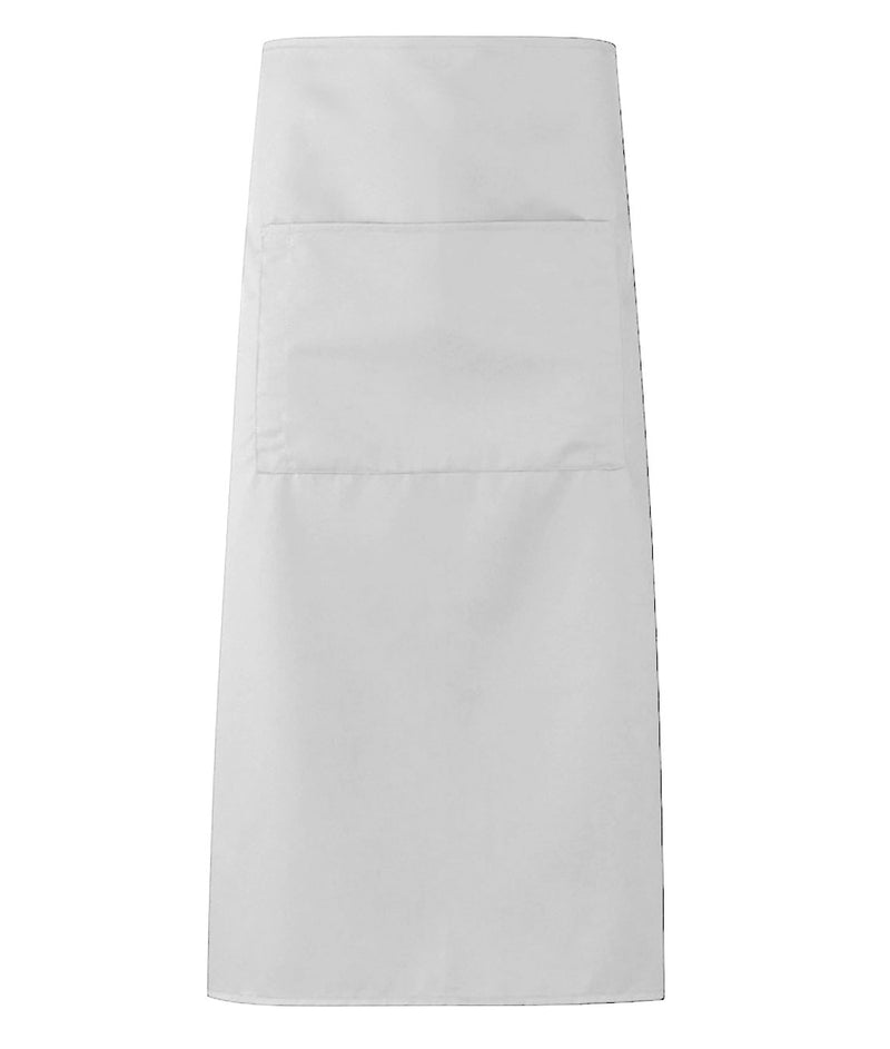 UNISEX LONG APRON - 1 OPEN POCKET