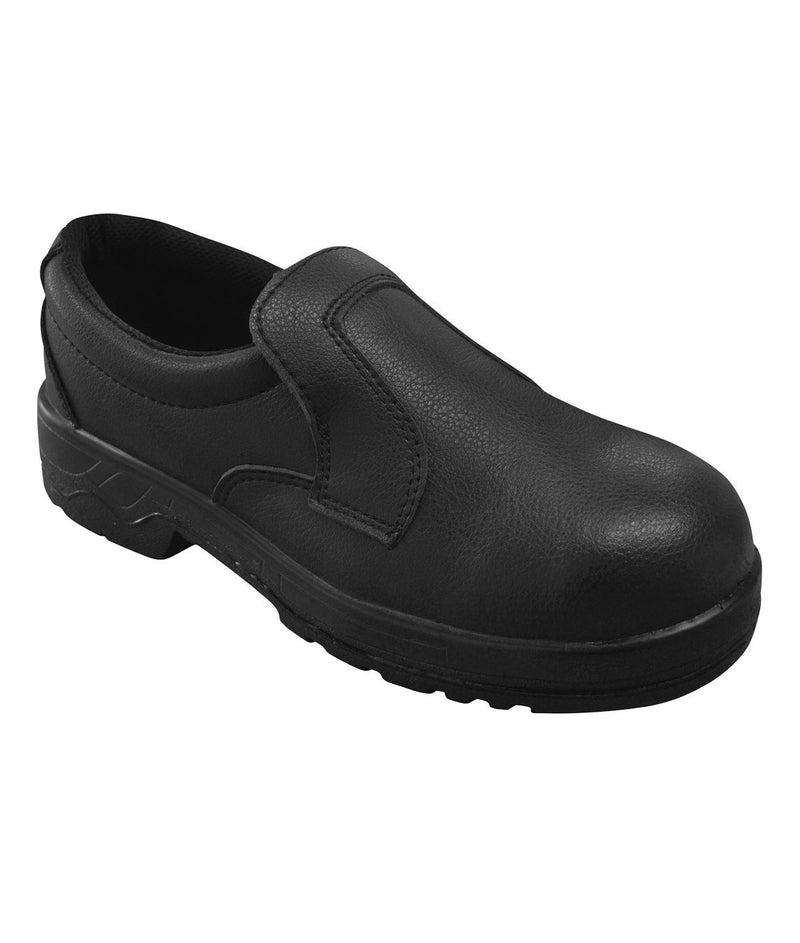 Black Unisex Hygiene Slip On Shoe - 305