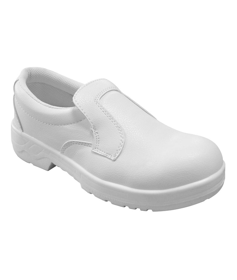 White Unisex Hygiene Slip On Shoe - 305